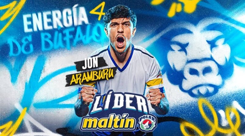 El Búfalo Jon Aranburu se estrena como Líder Maltín Polar