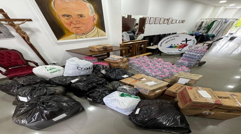 Santuario de Fátima y Cáritas La Natividad brindan apoyo a familias afectadas por lluvias en Los Andes