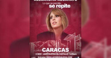 Alejandra Azcárate presentará en Caracas su monólogo "Lo que se permite, se repite"