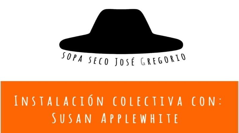 Susan Applewhite realiza performance en el marco de su exposición "Sopa, Seco, José Gregorio"