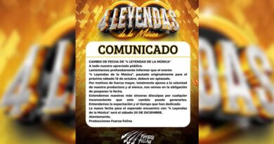 Reprograman concierto "Las cuatro Leyendas de la Salsa" para el 20 de diciembre