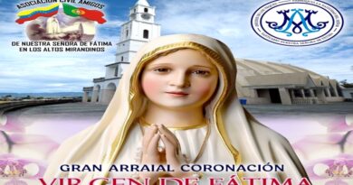 Con Gran Arraial celebran consagración del Santuario y coronación de la Virgen de Fátima en Carrizal