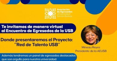 Egresados de la Universidad Simón Bolívar Invitan a la presentación del proyecto Red de Talento USB