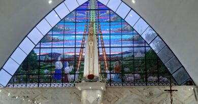 El Santuario de Fátima en Carrizal develó majestuosa corona de la Virgen en su tercer aniversario de consagración