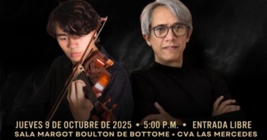 Andrés Ávila y Andrés Roig ofrecen recital de violín y piano en el CVA Las Mercedes
