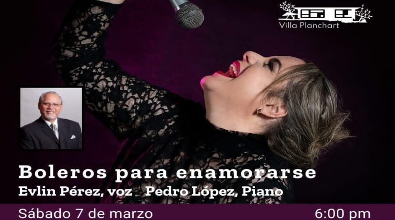 La magia del bolero revive en la emblemática Villa Planchart con "Boleros para Enamorarse"