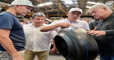 Parque Industrial Caucho presenta el neumático que da inicio a su Plan de Recuperación