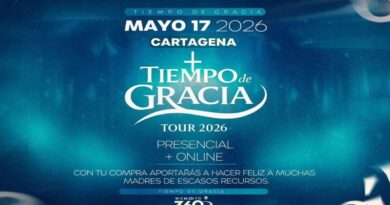 Cartagena será sede del lanzamiento de “Tiempo de Gracia”, un encuentro de música y transformación espiritual