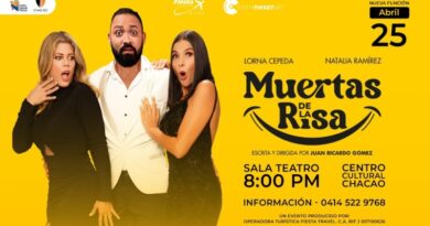 Talento emergente se une a estrellas de "Betty la Fea" en “Muertas de la Risa” en el Culttural Chacao