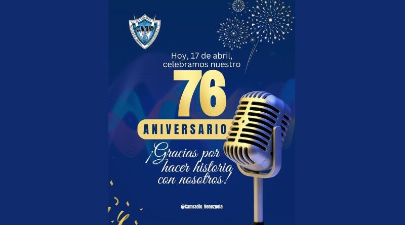 CAMRADIO en su 76° aniversario: la radio sigue siendo un gigante del audio