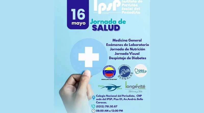 El IPSP convoca a los periodistas a una Gran Jornada de Salud Integral en Caracas