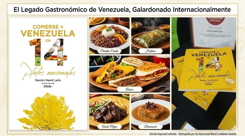 "Comerse a Venezuela en 14 Platos Nacionales": La obra que revive la identidad culinaria del país