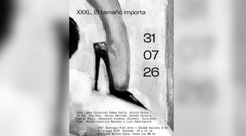 Se inaugura “XXXL”: una muestra colectiva de arte erótico contemporáneo de gran formato en Palermo Se inaugura “XXXL”: una muestra colectiva de arte erótico contemporáneo de gran formato en Palermo