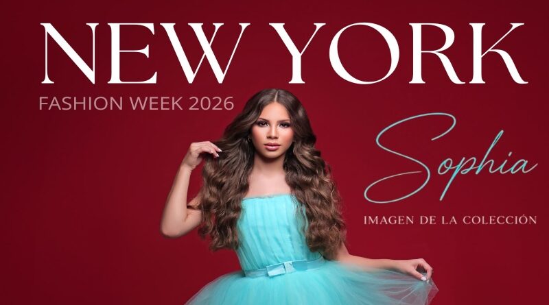 Sophia Gabriela es elegida como imagen de la nueva colección internacional de Aurora Dresses