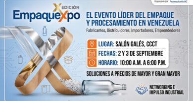 Empaquexpo celebra su décima edición en Caracas como el punto de encuentro clave para la industria del empaque