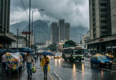 Inameh prevé lluvias intensas con descargas eléctricas por el paso de dos ondas tropicales sobre Venezuela