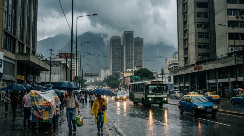 Inameh prevé lluvias intensas con descargas eléctricas por el paso de dos ondas tropicales sobre Venezuela