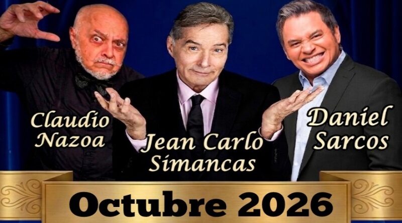 Daniel Sarcos, Claudio Nazoa y Jean Carlo Simancas se unen por primera vez en el esperado estreno de “Mi mejor amigo” Daniel Sarcos, Claudio Nazoa y Jean Carlo Simancas se unen por primera vez en el esperado estreno de “Mi mejor amigo”