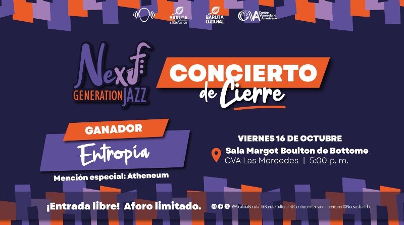 La agrupación Entropía resultó ganadora del concurso Next Generation: la nueva escena del jazz venezolano