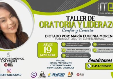 Supera el miedo escénico y potencia tu liderazgo: Llega a los Altos Mirandinos el taller de oratoria «Confía y Conecta» Supera el miedo escénico y potencia tu liderazgo: Llega a los Altos Mirandinos el taller de oratoria "Confía y Conecta"