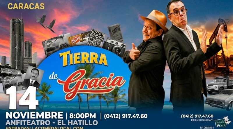 Laureano Márquez y Emilio Lovera descifran la idiosincrasia venezolana con su show "Tierra de Gracia"