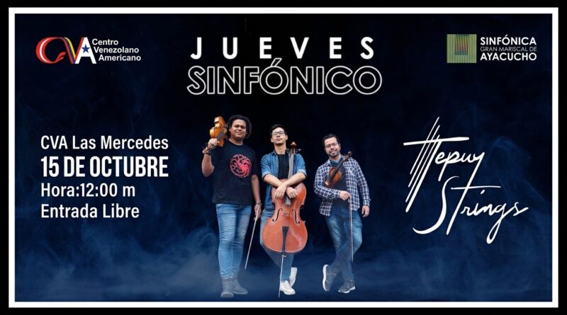 Tepuy Strings se presentará en el CVA Las Mercedes