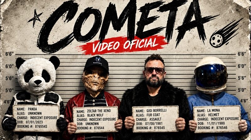 Gigi Borrelli estrena el videoclip oficial de “Cometa”, una historia que inicia de golpe